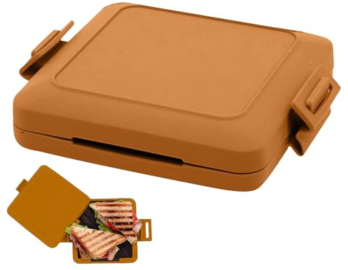 Micros Munchy Microwave Toastie Maker,Microwave Toastie Sandwich Maker | Toastie Maker With Adjustable Silicone Straps,Rapid Heating, Non-Stick Plates And Dishwasher Safe