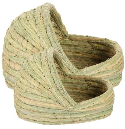 Hohopeti 2pièces Nid De Poules Tissé Nid De Couchage Forme De Pantoufle pour Poules Maison De Pondeuse Confortable Et Pratique