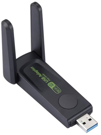Adaptador WiFi USB para PC de escritorio,Adaptador WiFi USB inalámbrico - Dongle inalámbrico USB de doble banda | Adaptador de 600 Mbps, receptor de red inalámbrico Plug and Play para PC, portátil, es