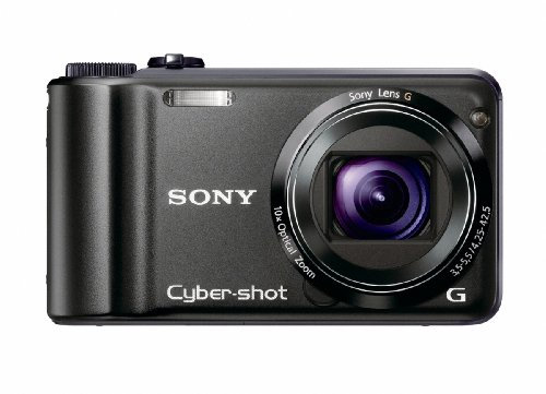 Sony Cyber-shot DSC-H55 Compact Digital Camera – Black
