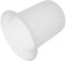 Vaguelly Tasse De Toilette Bol Porte-Laveur De Toilettes Uniquement Porte-balais Étagère Tasse en Verre Support De Brosse De Salle De Bain Porte-Piston Rester Un Verre Blanche