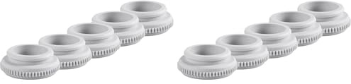 Homematic IP eQ-3 Ventiladapter VA80 für Stellantriebe, 5 Stück, 154373A2 (Packung mit 2)