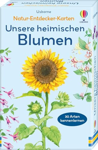 Natur-Entdecker-Karten: Unsere heimischen Blumen: Box mit 30 Karten, die heimische Blumenarten zeigen und vorstellen – für Kinder ab 6 Jahren (Entdecker-Karten-Reihe)