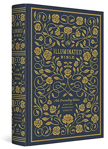 ESV Illuminated™ Bible, Art Journaling Edition (Cloth over Board, Navy)