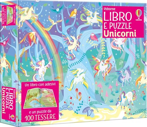 Unicorni. Con adesivi. Ediz. a colori. Con puzzle (Libro e puzzle)