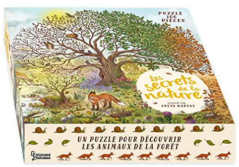 Puzzle Les Secrets de la nature: Puzzle 100 pièces avec un poster éducatif