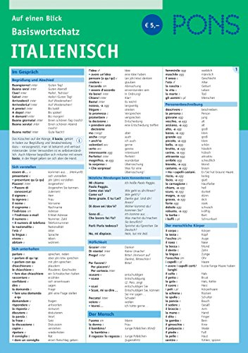 PONS Basiswortschatz Italienisch auf einen Blick (PONS Auf einen Blick)