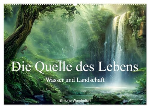 Quelle des Lebens - Wasser und Landschaft (Wandkalender 2026 DIN A2 quer), CALVENDO Monatskalender: Die Künstlerin entführt Sie in beeindruckende Wasserlandschaften! (CALVENDO Natur)