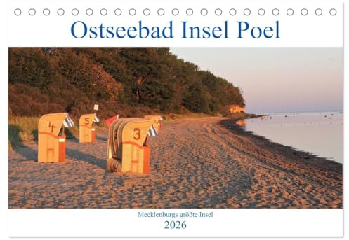 Ostseebad Insel Poel (Tischkalender 2026 DIN A5 quer), CALVENDO Monatskalender: Herzlich willkommen auf Mecklenburgs größter Insel (CALVENDO Orte)