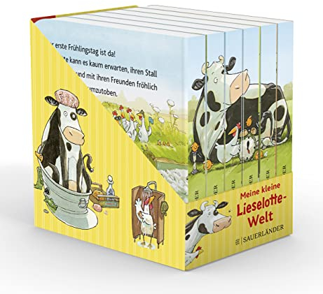 Meine kleine Lieselotte-Welt (Würfel): 6 Mini-Bücher (Pappbilderbücher von Kuh Lieselotte, Band 4)