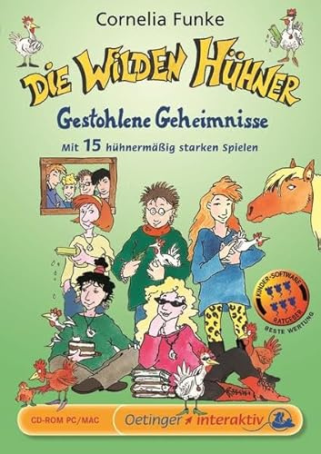 Die Wilden Hühner, Gestohlene Geheimnisse, 1 CD-ROM: Mit 15 hühnermäßig starken Spielen. Für Windows 98/NT 4.0/2000/ME/XP und MacOS 8.1 oder höher, Mac OS X