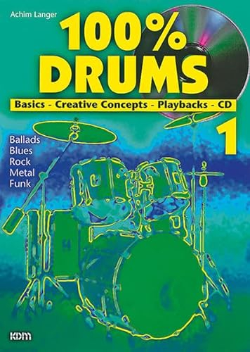 100% Drums / 100% Drums Band 1: Basics – Creative Concepts – Playbacks – CD