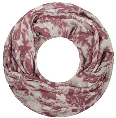 Majea Damen Loop Schal gemustert, weinrot Damen Artikel-Nr.440747