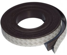 123-Magnet - Nastro magnetico autoadesivo, con adesivo 3M, 30 mm x 2 mm x 10 m