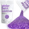 Hemway Glitter Paint Additive - Purple | Microfine Metallic Flakes for Adding Sparkle to Paints & Wood Varnish | Add to Emulsion, Acrylic & Latex for Indoor Sparkly Walls | 100 g
