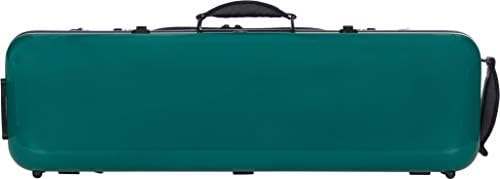 Geigenkoffer Fiberglass Safe Oblong 4/4 meergrün M-Case + Musiktasche