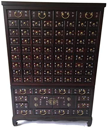 Antik Apothekerschrank Aktenschrank Büroschrank Apotheke Schrank Sideboard Kommode Kommodenschrank Sideboardschrank mit 80 Schubladen Breite104xHöhe151cm