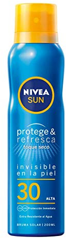 NIVEA SUN Fp30 Spray Bruma Protege Y Refresca, Protección Solar Alta 200 ml