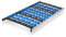 CubeSleep Cloud NV 7-Zonen Tellerfeder-Lattenrost 80x200cm | starr | Made In Germany | GS Zertifiziert – geprüfte Sicherheit