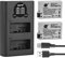 DSTE LP-E8 Rechargerable Battery (2-Pack) and Smart LED Dual USB Charger Compatible with Canon EOS 550D 600D 650D 700D Kiss X4 X5 X6i X7i Rebel T2i T3i T4i T5i