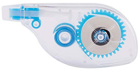 D.RECT Korrekturband Abroller | Korrekturroller Mouse | Korrekturmaus für Büro und Schule | Correction Pen | Korrekturband 4,2mm X 8m