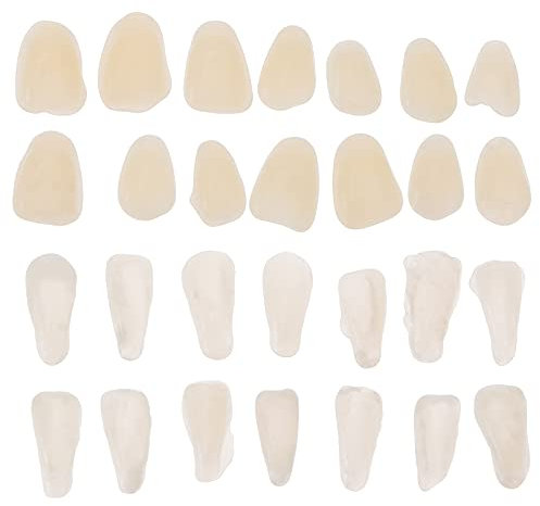 Healifty 100PCS/ Set Temporary Tooth Repair Kit Teeth Veneer Repair Kit Tooth Filler Kit Dental Temporary Crown for Fix Filling The Missing Broken Tooth Dental Gaps