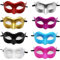 Eterspr 8 Pièces Masque Vénitien, Masque de Mascarade pour Hommes, avec Bande élastique, pour Carnaval, Costumes D'opéra