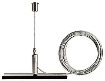 Schienensystem 3-Phasen 230V D Line Seilabhängungshalter Mini mit 5,0m Abhängeseil
