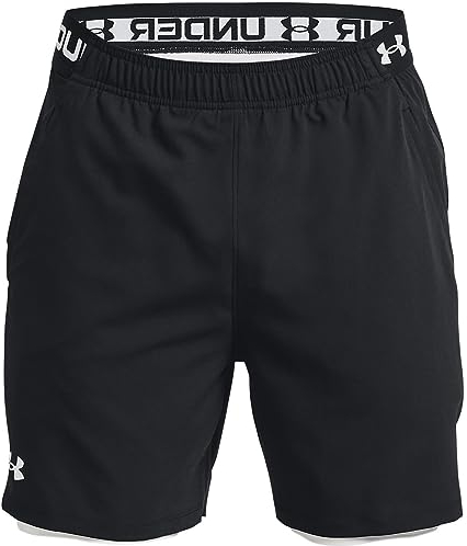 Under Armour Herren Men's Ua Vanish Woven 2-in-1 Shorts, Schwarz, M EU