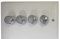 G&H VW514-PC Victorian Plate Matt White 4 Gang 1 or 2 Way V-Pro LED Dimmer Switch