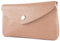 modamoda de P11 Portefeuille en cuir pour femme, taille M, fabriqué à la main en Italie, Rose., m, Petit porte-monnaie léger