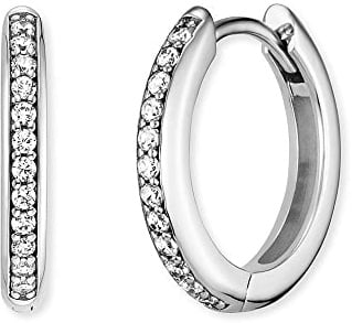 Engelsrufer Engelsrufer Damen-Creolen 925er Silber 24 Zirkonia
