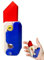 Hekasvm Fidget Toys Knife, 3D-Gedruckter Messer Sensorisches Spielzeug, Anti Stress Spielzeug, Faltbar Stressabbau Toy Für Wutabbau, Autismus, Jugendliche, Erwachsene, Reisen (B)