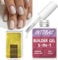 INTOBAS 5-IN-1 Builder Gel Für Nägel White, Gel Nagellack UV Set Mit Nagelformen 100 Stück, Aufbaugel Für Nägel UV/LED, Nail Builder Gel Für Nagelverlängerungen, Verlängerungen, Nagelkunst, Aufkleber