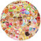 Leisure Snacks Aufkleber Snacks Sticker Set 50 Stücke Niedlich Deko für Auto Laptop Skateboard Fahrrad Moped Motorrad Fahrrad Computer,Geeignet für Erwachsene Kinder