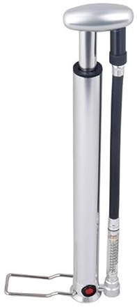 BLBTEDUAMDE Fahrradpumpe Fahrradausrüstung Mountainbike Presta-Ventil Aufblasbarer Schlauch Aluminium Fahrradzubehör (Color : with Barometer)