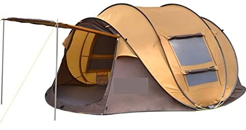 AQQWWER Zelte Outdoor Camping Tents Automatic Pop Up Instant Tent Hiking Travelling Tourist Fishing Beach Tents Awnings (Color : Auburn)