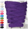 Stepace 2 Paires de Lacets Chaussures Plat Large de 15 mm, Lacet Gros et épais, Remplacement pour Chaussures de Sport, Baskets & Sneakers violet 140