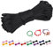 CAMAL Nylonschnur 2,5mm nylonfaden 10m Armband Schnur für Perlenschnur Nylon makramee Schnur für Chinesische Knüpfschnur, Windspielschnur, Kunsthandwerk (Schwarz)
