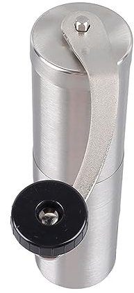 Macchina per il caffè Macinacaffè con 18 Impostazioni Macinacaffè Portatile per Campeggio e Viaggi Manuale in Acciaio Inossidabile