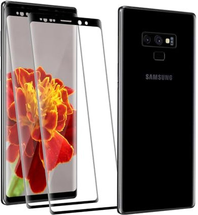 Cable Leader Schutzfolie für Panzerglas für Samsung Galaxy Note 9, 2 Stück 9H Härte Displayschutz, Kratzfest, 3D-Volle Bedeckung, Anti Blasen Galaxy Note 9 Panzerfolie, HD Schutzglas für Galaxy Note 9