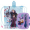 Sorrisini Contenitore Pranzo con Posate per Bambini, Porta Merenda, Sacca Sportiva Bambini, Lunch Bag Scuola Asilo, Zaino Ginnastica Gite, Frozen