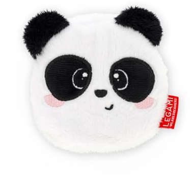 Legami - SOS Winter, Handwärmer, Panda Thema, Polyester, PE, geeignet für kalte Hände, zum Bedienen Einer Metallplatte, hält 30 Minuten, wiederverwendbar, 8 x 10 cm