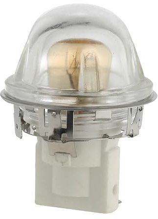 Masterpart Cooker Oven Lamp Light Bulb Holder & Glass Lens Cover Assembly 25W 30V Compatible with Indesit Cookers Ovens