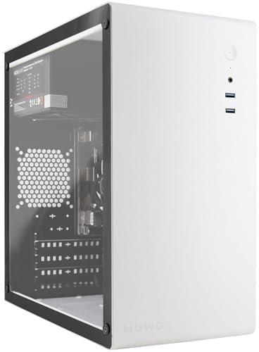 EXTREMEBIT PRO Ordinateur PC assemblé, processeur AMD RYZEN 7 5700G, mémoire RAM 16 Go, disque SSD 500 Go, WiFi, Bluetooth, Win 11 Pro, Office 2021 - Blanc