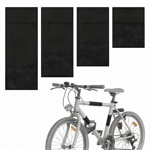 Xvbhaq Fahrrad Rahmenschutz 4er Set (Neopren) – Carbonrahmen Schutz, Transportschutz & Kratzschutz für Fahrradträger, Fahrrad Zubehör