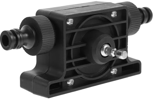 SEWACC Mini Pompe à Eau Auto-amorçante Électrique 2 Raccords, Portable et Compacte, Pompe D'aspiration D'eau Pratique pour Maison et Jardin, Transfert pour Eau Douce et Liquide