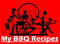 My BBQ Recipes: DIY Blank Recipe Journal For BBQ Recipes, Custom BBQ Journal