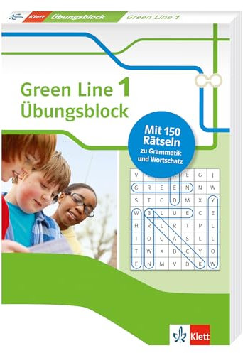 Green Line 1 Bundesausgabe ab 2014 Klasse 5 Übungsblock: 150 Rätsel zu Grammatik und Wortschatz (Green Line. Bundesausgabe ab 2014)