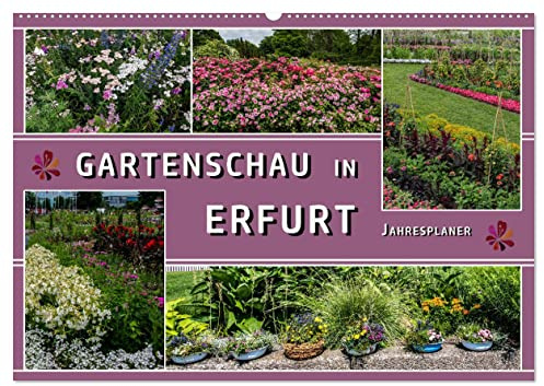 Gartenschau in Erfurt (Wandkalender 2026 DIN A2 quer), CALVENDO Monatskalender: Blumenimpressionen in Erfurt (CALVENDO Natur)